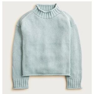 NWT J.Crew 2025 Rollneck Sweater in
Heather Morning Dew Size Medium